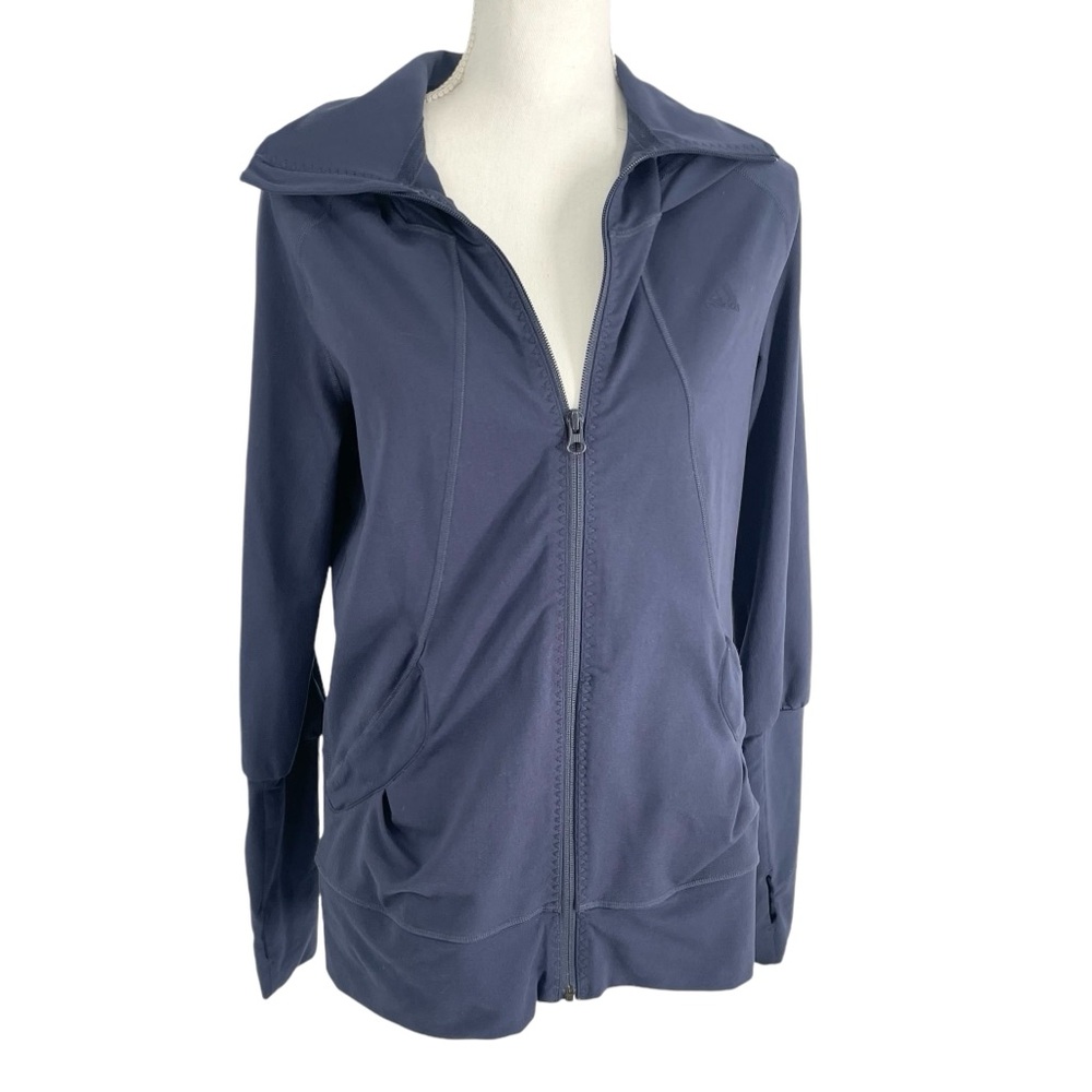 Adidas Long Sleeve Zip Up Hooded Training Jacket